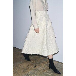 ZARA ZW COLLECTION STRUCTURED MIDI SKIRT